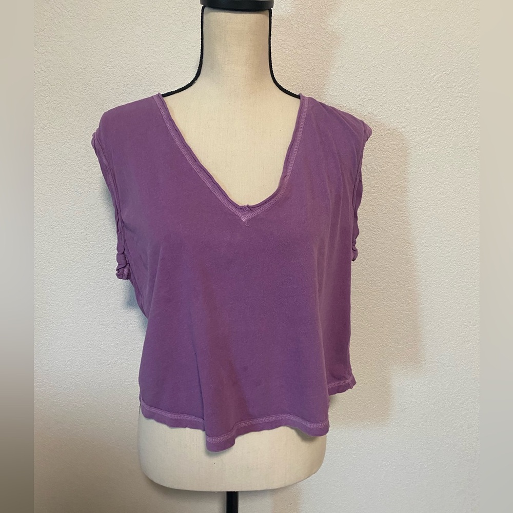 We The Free Short Sleeve V Neck Blouse